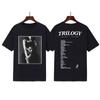 Camiseta estampada de talla europea transfronteriza 2023 camiseta de verano para hombre camisa de manga corta para mujer