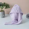 Gorro de Secado Rápido de Terciopelo Coral para Mujer, Absorbente, Secado Rápido, No Pierde Cabello Fácilmente, Suave y Amigable con la Piel, Toalla de Cabello Espesa para Adultos