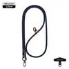 Nuevo cordón para teléfono móvil 6MM resistente para colgar en el cuello ajustable para exteriores anti-pérdida delicada cuerda trenzada para muñeca negra
