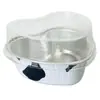 100ml Pudín Horneado en Forma de Corazón Pastel de Queso Ligero Caja de Papel de Aluminio para Cupcakes Mousse Taza de Papel de Aluminio Resistente al Horno