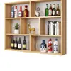 Armario de Vino para Restaurante, Estante de Vino Específico para Hotel, Armario de Pared, Estantería, Estante de Almacenamiento, Divisor de Pared, Armario de Vino Decorativo de Múltiples Niveles para Hotel