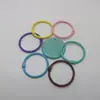 Accesorios DIY 30mm Pintura Metálica de Color Llavero Anillo Suelto Broche Hecho a Mano Colgante para Bolso Cadena Hebilla