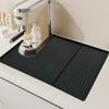Tapete de Silicone Dois-em-Um Transfronteiriço para Máquina de Café, Tapete Criativo para Bar de Café, Tapete de Secagem Impermeável Antiderrapante para Bancada de Cozinha