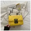 Bolso cruzado cuadrado pequeño de moda transfronterizo, casual, elegante, de lujo ligero, para mujer, bolso de alta gama para el día a día