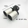Vendas Diretas da Fábrica Garganta de Escape de Grande Diâmetro Tubo Duplo de Grande Diâmetro Saída Única Universal Silenciador Duplo Universal Cotovelo Universal Tubo de Escape