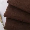 Fotografia de tecido de sofá tecido de linho grosso cor pura algodão e linho tecido feito à mão pano grosso velho toalha de mesa linho à prova de poeira