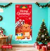 Decoração de Natal Amazon Cenário Arranjo de Atmosfera Banner Pano para Pendurar Decoração de Fachada de Casa de Natal Banner Ornamento para Pendurar