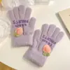 Guantes Infantiles Star Dew, Engrosados para Otoño e Invierno, Cálidos, para Niñas y Bebés, con Bordado de Dibujos Animados, Lindos