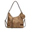2025 Nova Bolsa de Ombro Nicho Estilo Coreano Mochila Multifuncional Fashion Retrô Grande Capacidade para Deslocamento Tote Bag para Mulheres