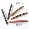 Pinza de acero con resorte de 11 cm para el cabello, pinza para cola de caballo, pinza superior, horquilla rota, tocado popular, pinza para flequillo, horquilla roja de subred