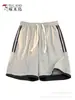 Shorts de Seda de Gelo Woodpecker Feminino Verão 2026 Novos Calças Cargo Largas Casuais Esportivas Corrida Bermuda Masculina