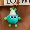 Pequeño Genio de Bolas de Carbón, Popular en Internet, Lindo Bolso, Adorno Colgante, Muñeco de Peluche, Mochila Escolar para Mujer, Llavero para Coche