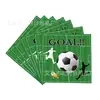 Juego de Vajilla Desechable de Fútbol Copa Mundial Transfronteriza Suministros para Fiesta Familiar de Amigos Platos de Papel Desechables para Fiesta