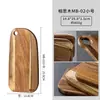 Tabla de cortar de madera maciza de acacia para cocina casera, resistente al moho y antibacteriana, adecuada para filetes, pizza y tabla de emplatar de madera maciza