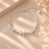 Nuevo Pulsera de Corazón de Amor con Lazo Estilo Coreano para Mujer Lujo Ligero Diseño de Nicho Sensación de Alta Gama Zircón Rosa en Forma de Corazón Joyería de Mano Regalo para Novia