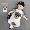 Macacão de Bebê, Macacão de Verão Fino de Manga Curta, Algodão Puro, Roupa de Verão para Bebês Meninos e Meninas, Pijama, Roupas para Recém-Nascidos