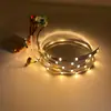 Fita de LED 2835 3V Cor Única Luz Quente 60 LEDs 5mm com Autoadesivo Fita de LED Flexível para Espelho de Maquiagem Moldura de Foto Caixa de Luz