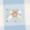 Accesorios de Tela para Niños Listos para Usar Moño Flor Forma de Cereza DIY Lindos Accesorios para el Cabello Ropa Velcro
