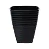 Vaso de Flor Quadrado Rosqueado Alto, Vaso de Flor Criativo e Estiloso para Presente, Recipiente de Planta para Varanda em Imitação de Porcelana, Simples e Elegante