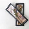 Suporte de Exibição de Porta-Retrato de Armazenamento de Flores Secas Rosa para o Dia dos Namorados, Rack de Armazenamento para Joias de Colar, Espécimes de Animais e Plantas