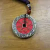 2025 Popular Engrosado Flor Espíritu de Montaña Pez Saltando sobre el Dragón Grabado Bolsa de Cinabrio Bagua Moneda de Cobre Colgante Moneda Antigua Venta al por Mayor