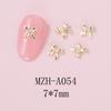 Joyería de Uñas de Lazo de Aleación Nueva Transfronteriza DIY Usar Armadura Hueca Accesorios Pequeños Joyería de Diamantes para Uñas