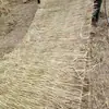 Cortina de paja cortina de césped mantenimiento de carreteras antideslizante anticongelante protección contra el frío cortina de hierba seca aislamiento de invernadero tapete de paja tapete de césped