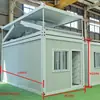 Sala de Contêiner Dobrável, Sala de Conferências, Centro de Comando de Projeto, Escritório de Contêiner Dobrável Durável, Casa Pré-fabricada