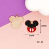 Bixin Mickey Minnie DIY accesorios de joyería Mickey oreja aretes collar colgante banda de goma accesorios para el cabello colgante aleación
