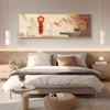 Bênção Pendurado Pintura Sala de Estar Pintura Decorativa Banner Sofá Fundo Parede Novo Estilo Chinês Tudo Bem-Estar Mural Banner
