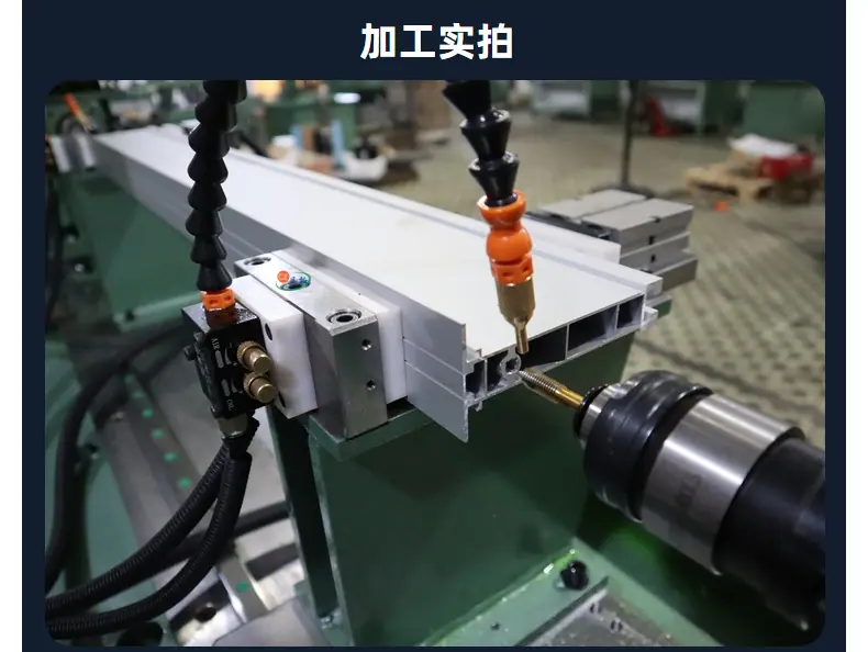 定制卧式双头铝端面攻丝机 龙骨型材攻丝机多功能卧式攻丝机