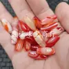Ágata Vermelha de Gelo Contas de Arroz Jade De acordo com Oval Grande Passe-partout Contas Soltas pulseira diy Colar Contas