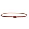 Cinturón Delgado de Nuevo Estilo para Mujer Combinable Cinturón Delgado de 1 cm de Ancho para Mujer Vestido Decorativo de Alta Calidad Cinturón de PU Ajustable