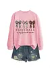 Fútbol es mi favorito Amazon Wish sitio independiente moda casual versátil sudadera para mujer