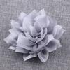 10cm tecido flor artificial laço feito à mão grampo de cabelo flor de seda planta artesanato tecido bolsa de palha acessórios de flor artificial