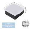 Forma de Gelo Quadrada Grau Alimentício Congelamento Rápido Fácil de Desenformar Silicone Barra de Gelo com Tampa Doméstico Grande Capacidade Geladeira Caixa de Armazenamento de Gelo