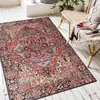 Alfombra persa vintage transfronteriza para sala de estar, recibidor, dormitorio; alfombrilla de piso antideslizante, resistente a la suciedad, resistente al desgaste, fácil de mantener al por mayor