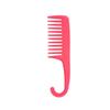 Pente de dentes largos para modelagem e cuidado capilar Amazon, pente anti-nós, cabelo liso, multi-cor, pente tipo faca grande com Gancho
