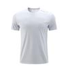 Camiseta esportiva anti-cursor de manga curta com gola redonda universal (Tamanho Ásia-Europa) top esportivo de corrida de secagem rápida LOGO imprimível