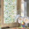 Película Eletrostática Colorida de Flor para Vidro Translúcido Janela Adesivo de Vidro Fosco Decorativo Laser Arco-Íris Adesivo Atacado