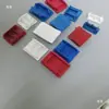 Accesorios Sísmicos, Tapa Final de Soporte de Enchufe de Acero, Tapa de Enchufe para Riel Fotovoltaico Cuadrada de Plástico, Tapa Final de Acero en Forma de C