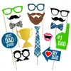 Amazon Caliente Día del Padre Fiesta de Cumpleaños 15 Fotografías Divertidas Accesorios Barba Divertida Corbata Decoraciones
