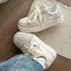Estilo Universitario de Otoño Zapatos de Pan para Estudiantes Estilo Coreano Zapatos de Plataforma de Suela Gruesa Versátiles Deportivos Zapatos para Mujer Estilo Infantil Casual Zapatos Blancos