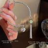 Nuevo Estilo Antiguo Chinoiserie Tendencia Nacional Pulsera de Campana Set para Mujer Lujo Accesible Nicho Pulsera Exquisita Accesorios de Borla de Gama Alta