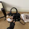 Bolso de mano de alta gama 2026 Nuevo Otoño/Invierno Meilade Gamuza Estampado de Leopardo Bolso Cuadrado Pequeño Diseño de Correa de Cuero Bolso Cruzado