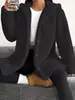 Nueva Chaqueta de Terciopelo Plush Suelta con Capucha de Manga Larga de Color Puro para Mujer, Otoño e Invierno 2025, Estación Independiente de Amazon Europea y Americana