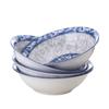 10 Tigelas de Porcelana Azul e Branca Conjunto Doméstico Comercial Tigela Tigela Grande Tigela de Arroz Tigela Balde Tigela de Sopa Tigela Balde Tigela para Comer Tigela de Macarrão