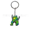 Chaveiro Tartarugas Ninja Adolescentes Chaveiro de Mochila Acessórios Pvc Mala Criativo Desenho Animado Pingente de Chaveiro Pequeno Presente