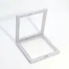 Caixa de Exibição Flutuante Quadrada Transparente de Filme Pe 18*18*2cm para Itens Culturais e Criativos, Caixa de Presente para Armazenamento de Contas de Oração