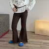¡Solo cómpralo sin pensarlo, el diseño es realmente hermoso! Pantalones de campana de moda para niñas con diseño suave, cómodo y ajustado.